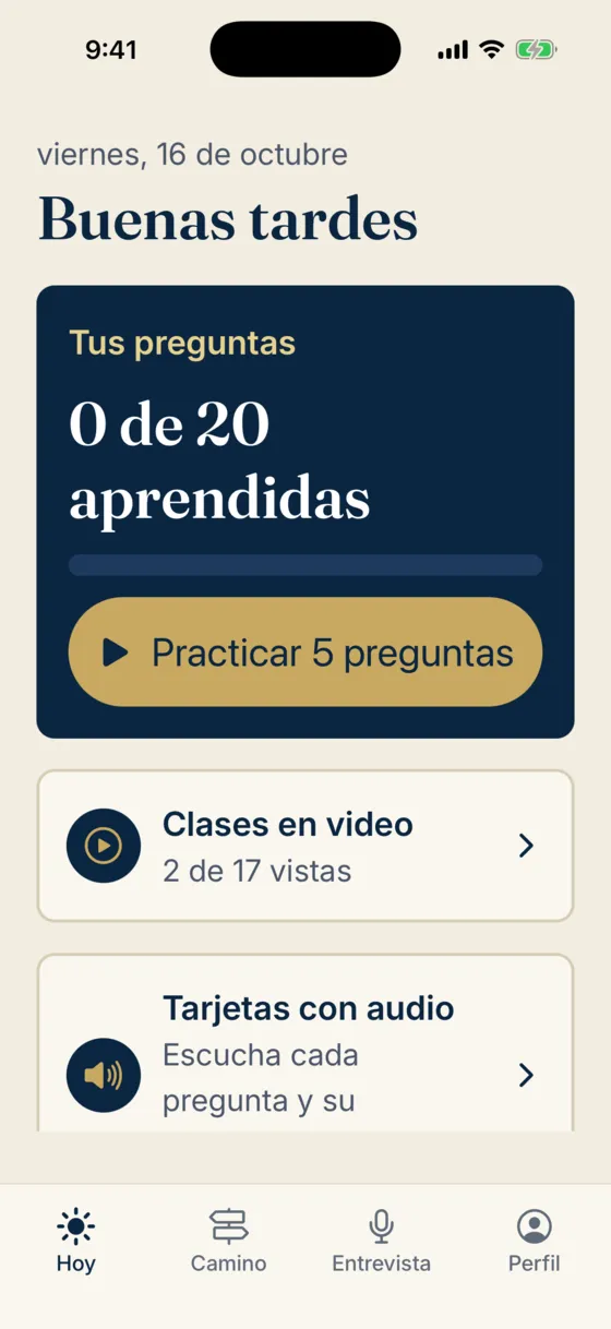 Modo fácil: 0 de 20 preguntas aprendidas, letra grande